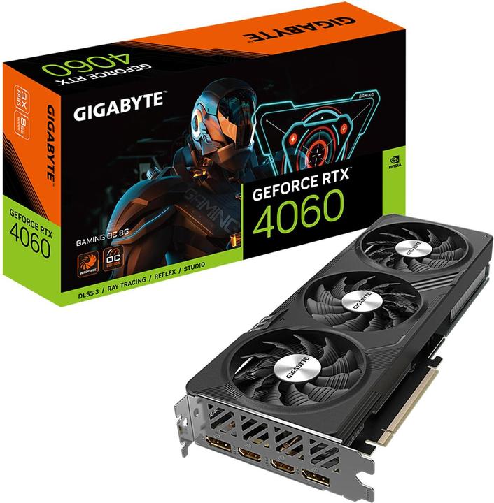 Produktbild Gigabyte GeForce RTX 4060 8GB GAMING OC (8 GB)