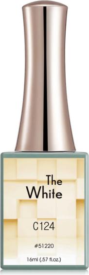 Canni Gellack The White C124 UV/LED (Creamy Yellow White, UV-Gel Lack)