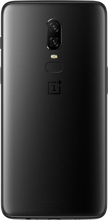 Produktbild OnePlus 6 (128 GB, Midnight Black, 6.28", Dual SIM, 16 Mpx, 4G)