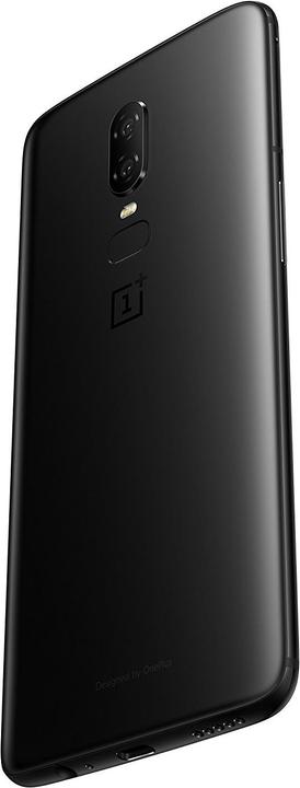 Produktbild OnePlus 6 (128 GB, Midnight Black, 6.28", Dual SIM, 16 Mpx, 4G)