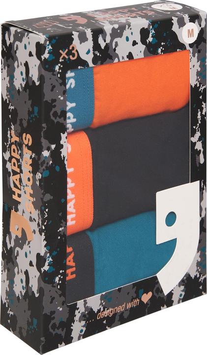 Actual product image Happy shorts Boxer shorts Casual Comfortable fit (M, pack of 3)