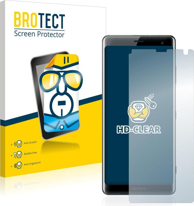 Actual product image BROTECT Screen Protector Clear (2 Piece, Sony Xperia XZ3)