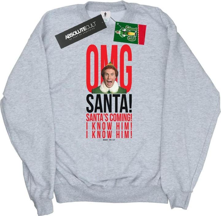 Elf OMG Santa I Know Him Sweatshirt