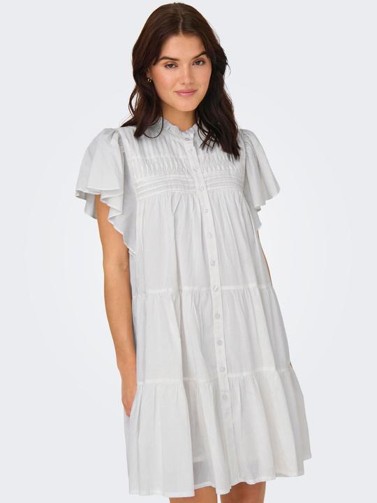 Image du produit JdY Locker geschnitten Hemdkragen Puffärmel Kurzes Kleid Kleid (XS)