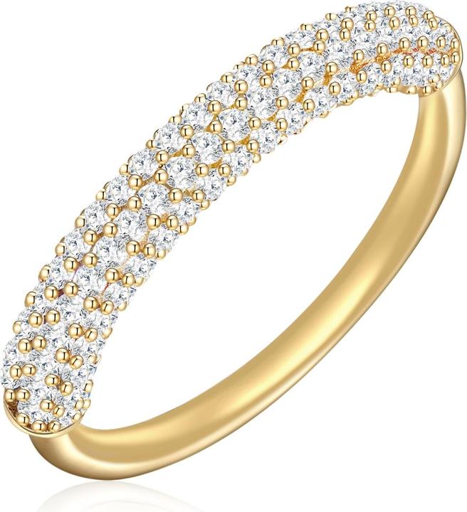 Produktbild Glanzstücke München Damen Sterling Silber Zirkonia gelbgold - 28991 (50, 925 Silber)