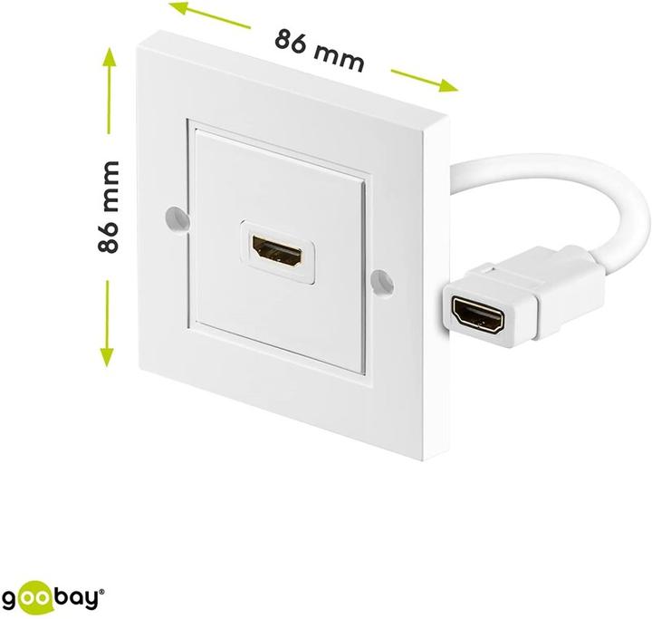 Actual product image Goobay HDMI (Typ A) — HDMI (Typ A) (0.18 m, HDMI)