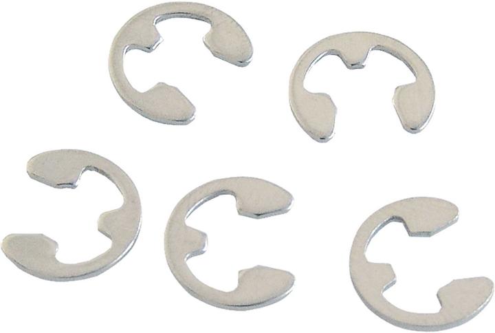 Actual product image Modellbau Lindinger shaft retaining rings 4mm 10pcs. stainless steel (M4)