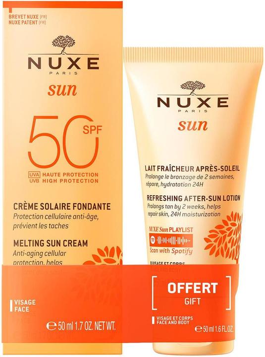 Image du produit Nuxe Sun Set Crème Solaire Fondante SPF 50 (Crème solaire, SPF 50, 50 ml)