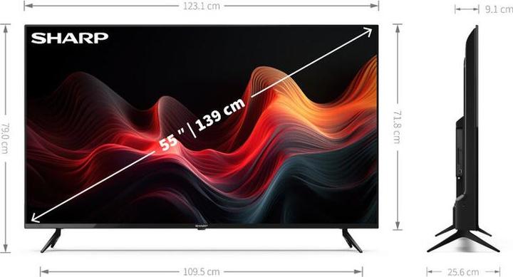 Productafbeelding Sharp 55GL4060E (55", LCD, 4K)
