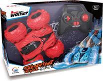 Produktbild APS R/c Amphibien-Stunt-Auto Rotes Funkgesteuertes
