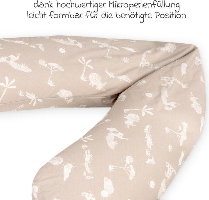 Actual product image Julius Zöllner Nursing pillow Nappi Jungle Dream 190 cm (75 cm)