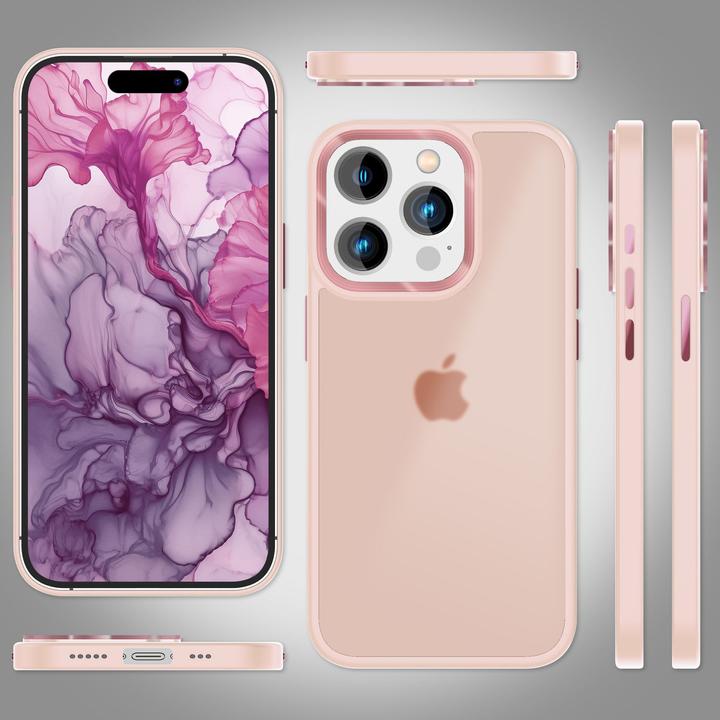 Image du produit Nalia Étui hybride Matt Transparent Frosted (Apple iPhone 15 Pro)