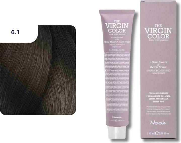 6.1 - Dark blonde ash-coloured