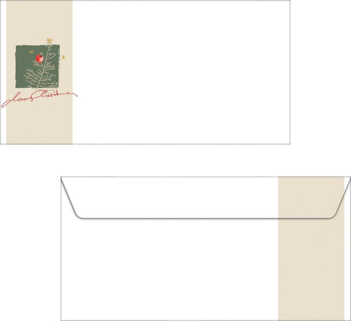 Immagine prodotto Sigel DU256 Buste natalizie, gommate, lunghezza DIN, 50 pezzi (220 x 110 mm, 50 x)