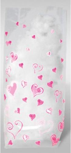 Actual product image Ursus Bottom bag 11,5x19,0 hearts (Gift bag, 10 x)