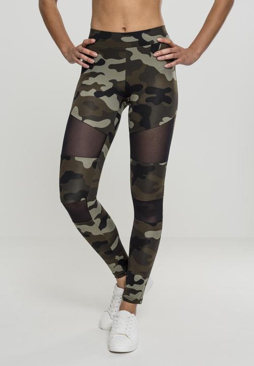 Actual product image Urban Classics Ladies Triangle Tech Mesh Leggings (XS)