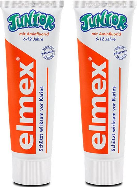 Image du produit Elmex Dentifrice Junior 6 - 12 ans (2x) (150 ml)