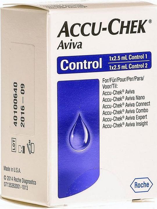Actual product image Accu-Chek AVIVA KontrollLösung 2 x 2. (Control solutions)