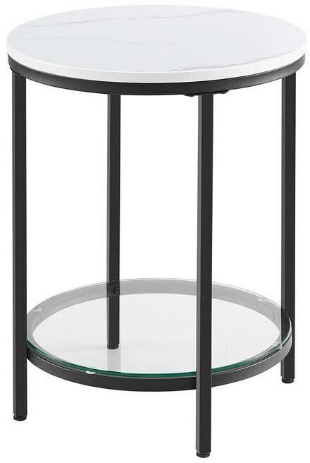 Actual product image Vasagle Side table wood white 45.0 x 45.0 x 55.0 cm (45 x 45 x 55 cm)