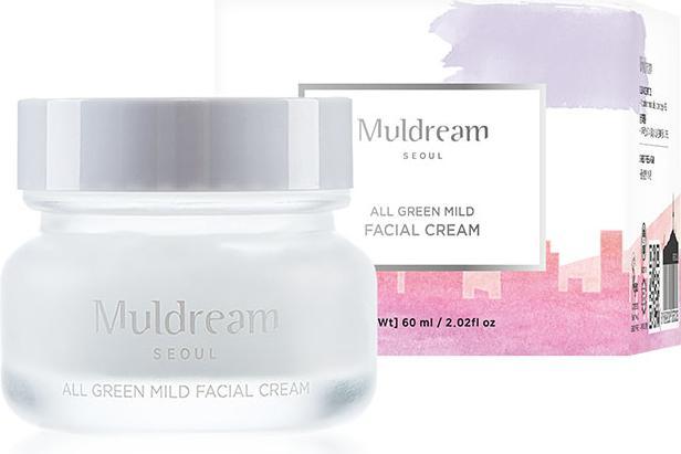 Muldream all green mild facial cream (60 ml, 24h cream)