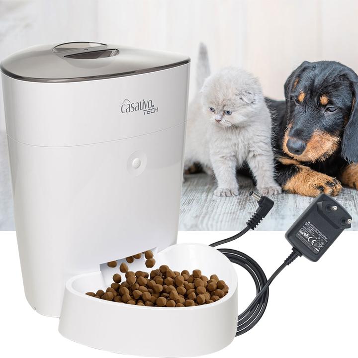 Casativo Smarter Futterspender für Hunde & Katzen mit WLAN und App, 4 l (4 l)