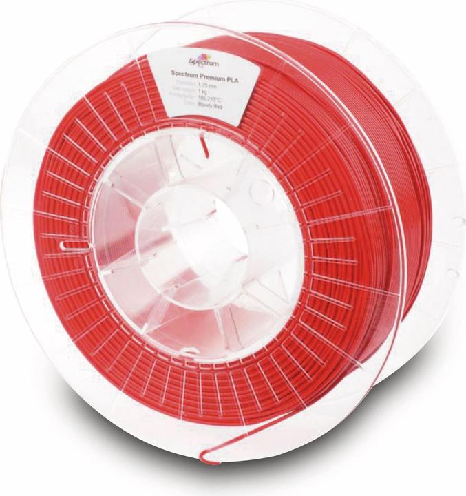 Actual product image Filament (PLA, 1.75 mm, 1000 g, Red)