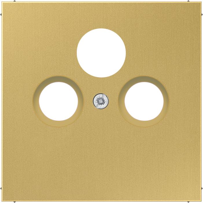 Produktbild JUNG Zentralplatte Sat/TV/Radi LS ms mt ME2990SATC