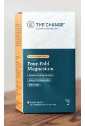 Actual product image BE THE CHANGE Four-Fold Magnesium (60 Piece, Capsules, 40 g)