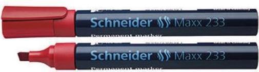 Actual product image Schneider Maxx 233 permanent marker Line width: 1-5 mm Writing colour: red (Red, 5 mm, 1 x)