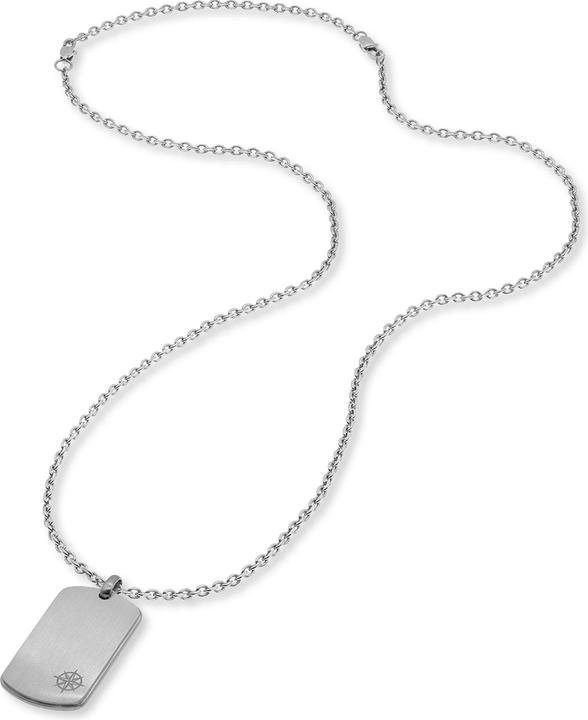 Save Brave SBN-BARNEY Herren Halskette 50cm, verstellbar (Edelstahl, 50 cm)
