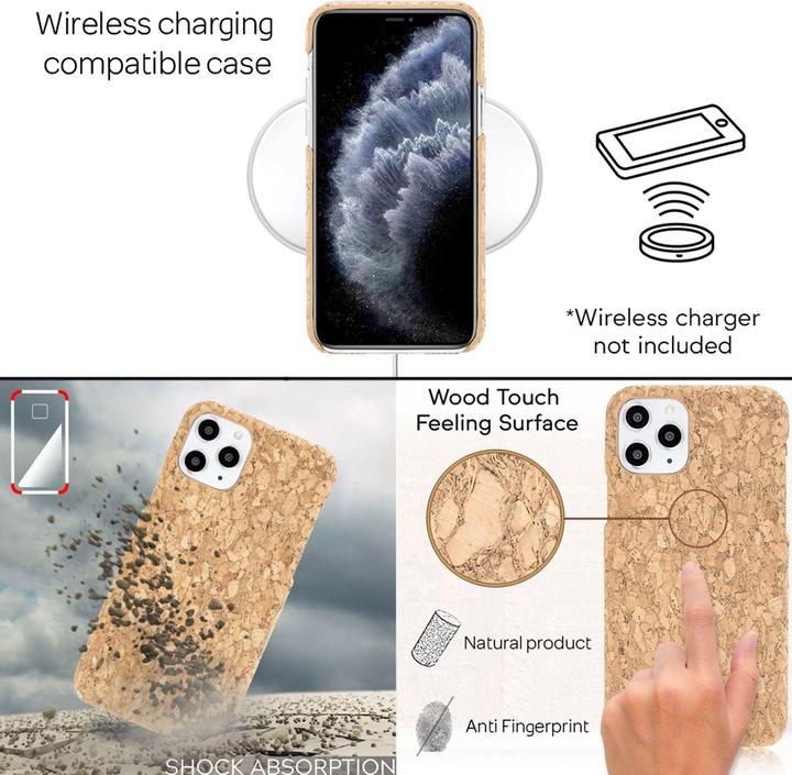 Produktbild Nalia Kork Hülle (Apple iPhone 11 Pro)