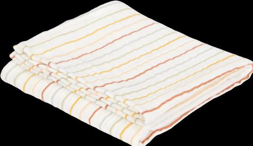Actual product image Little Dutch Muslin cloth swaddle 120 x 120 Vintage Sunny Stripes