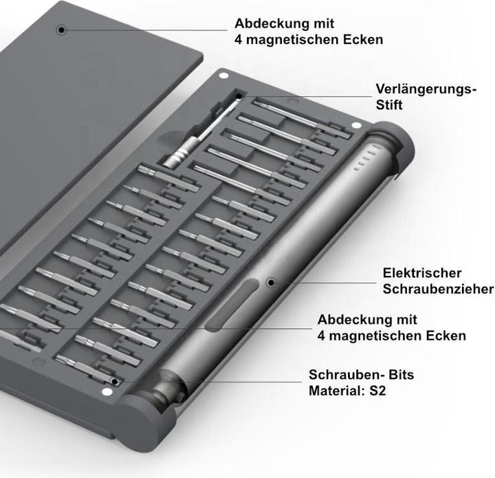 Produktbild Hermex Elektroschrauber Set (Innensechskant)