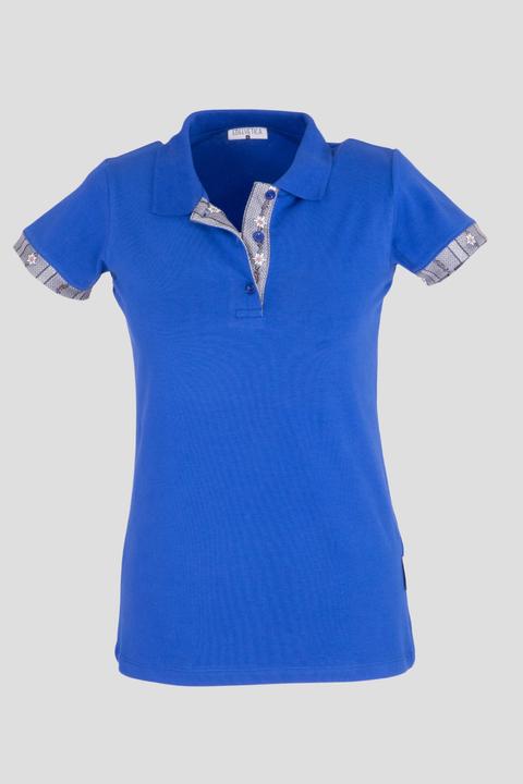 Edelvetica Polo Shirt Edelweiss Krageninnenseite & Armabschluss Damen (S)