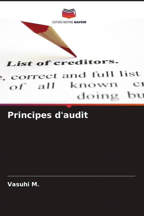 Produktbild Principes d'audit (Vasuhi M., 2023)