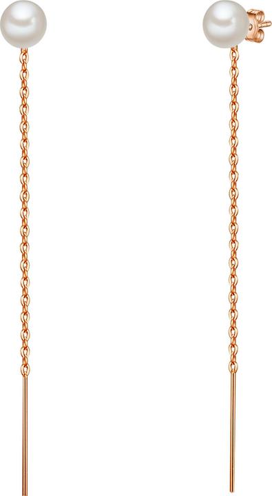 Immagine prodotto Valero Pearls Perle d'acqua dolce d'argento da donna coltivate in oro rosa - 24447 (Argento 925)