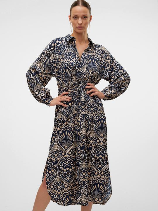 Actual product image Vero Moda VMVILJA Midikleid Hemdblusenkleid (S)