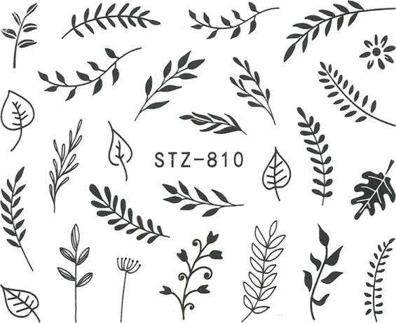 Actual product image Nagellack24 Nail Art Sticker Wassertransfer 810
