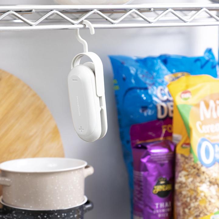 Produktbild InnovaGoods Beutelverschliesser mit Cutter und Aufhänger Baseyl (1 x)