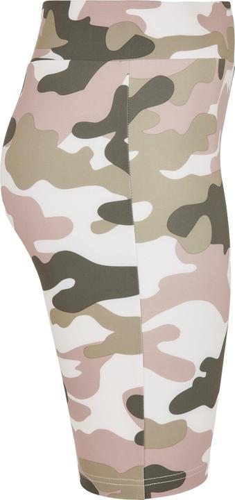 Actual product image Urban Classics Ladies High Waist Camo Tech Cycle Shorts (3XL)