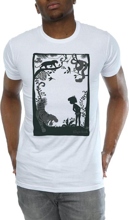 Immagine prodotto Disney The Jungle Book Silhouette Poster Maglietta Uomo (M)
