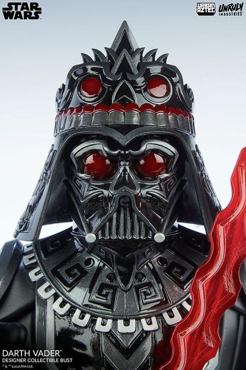 Produktbild Unruly Industries Star Wars Super buste vinyle Urban Aztec Darth Vader by Jesse Hernandez 25 cm
