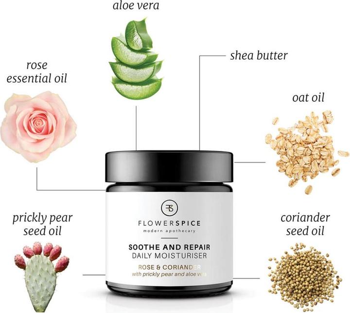 Immagine prodotto Flower and Spice Lenire e riparare (60 ml, Crema 24h)