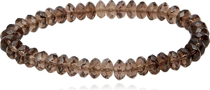 Leyda Rauchquarz Armband mit Silber (Farbstein)