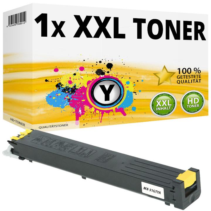 Image du produit Druckfuxx 1x XXL Toner für Sharp MX 2301N MX 2600N MX 3100N MX 4100 MX-31GTYA Ko