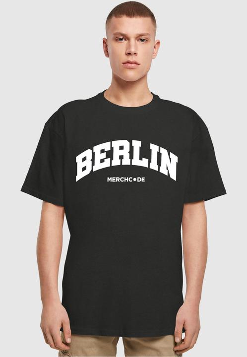 Actual product image Merchcode Berlin Wording - Heavy Oversize Tee - 117503 (M)