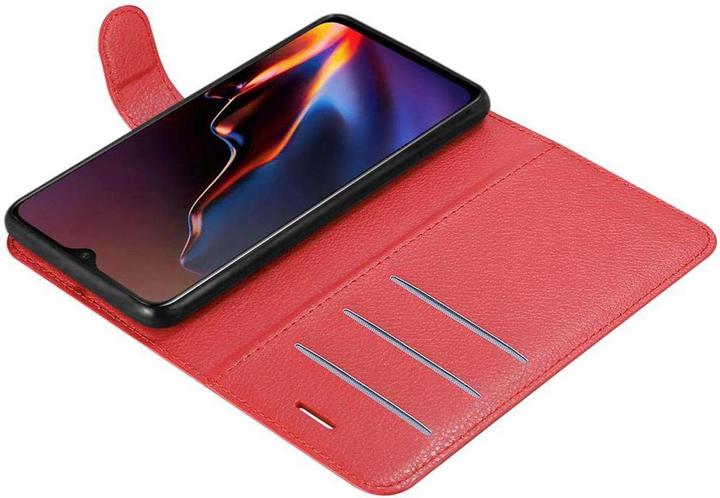 Actual product image Cadorabo Book with stand function cover (OnePlus 6T)
