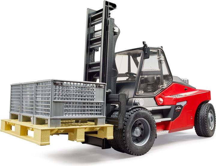 Bruder Carrello elevatore Linde con pallet