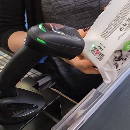 Actual product image Datalogic Gryphon - GD4520 - Cable - W. Base (2D barcodes, 1D barcodes)