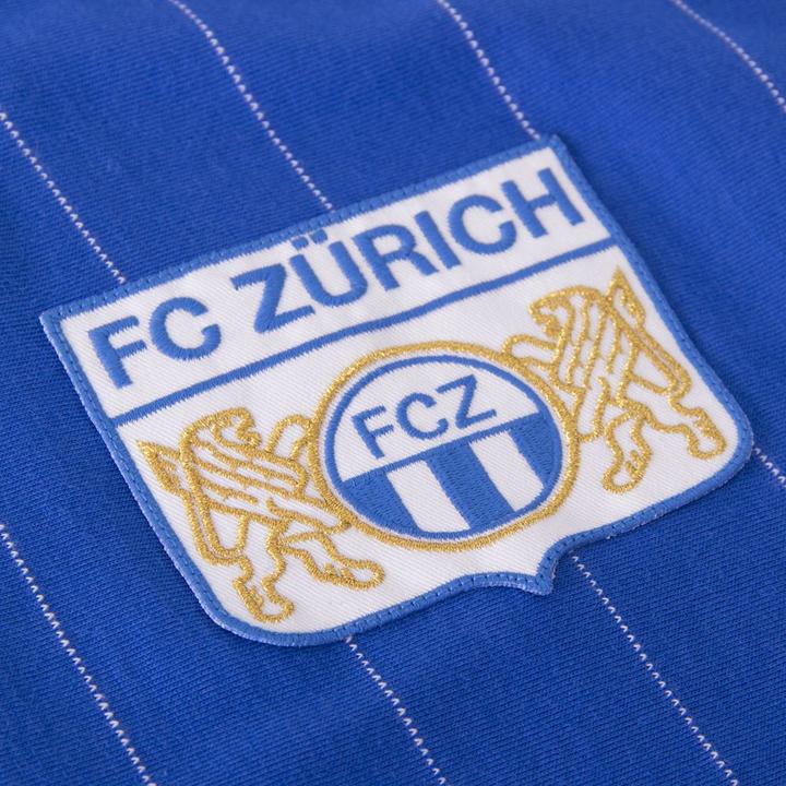 Image du produit Copa Football FC Zurich 1981 extérieur maillot rétro | FC Zurich 1981 maillot vintage (S)